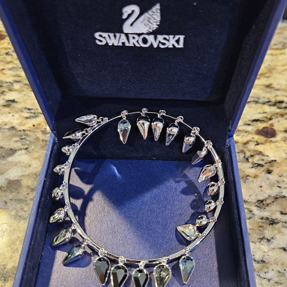 Swarovski Silver Bracelet with Silver Accents